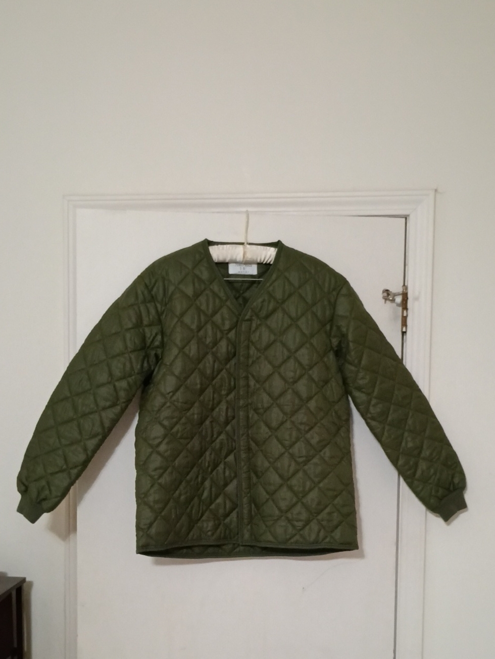 Vintage 1989 Belgian Military Quilted Liner Jacket 3b